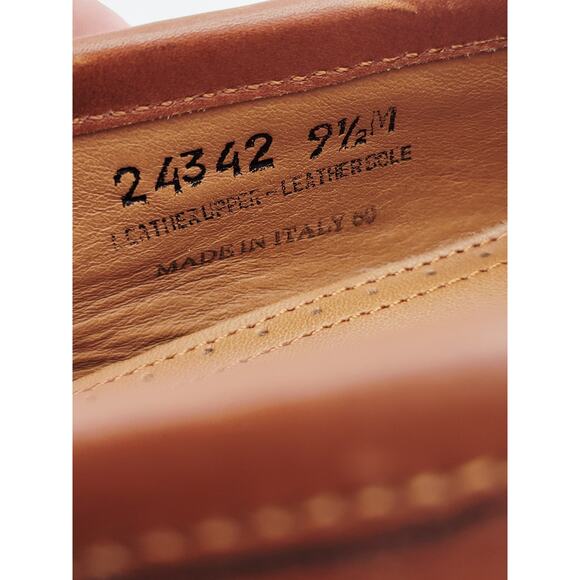 Bostonian Florentine Brown Leather Tassel Loafers Men\'s Shoes 9.5 M Italy main image 10